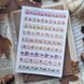 Stickers for planning "Decorative tape autumn", Self-adhesive paper