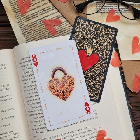 Bookmark "Eight of hearts"