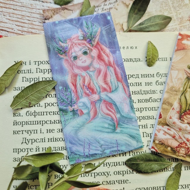 Magnetic bookmark "Virgin of flowers"