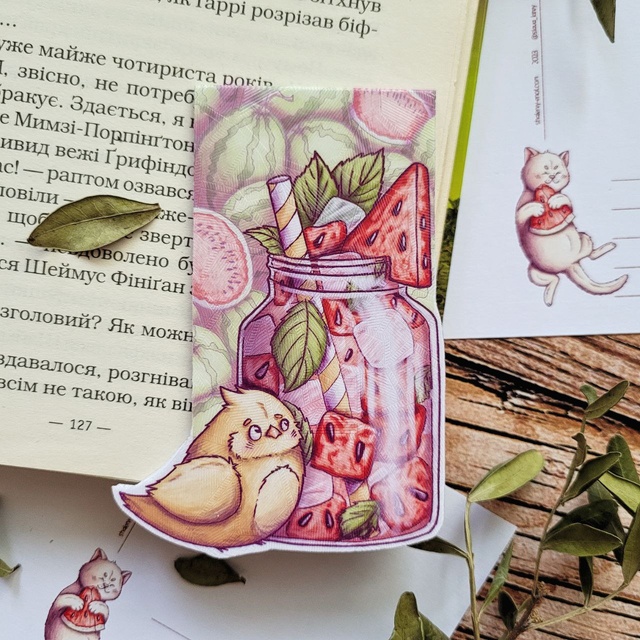 Magnetic bookmark "Watermellon time 5"