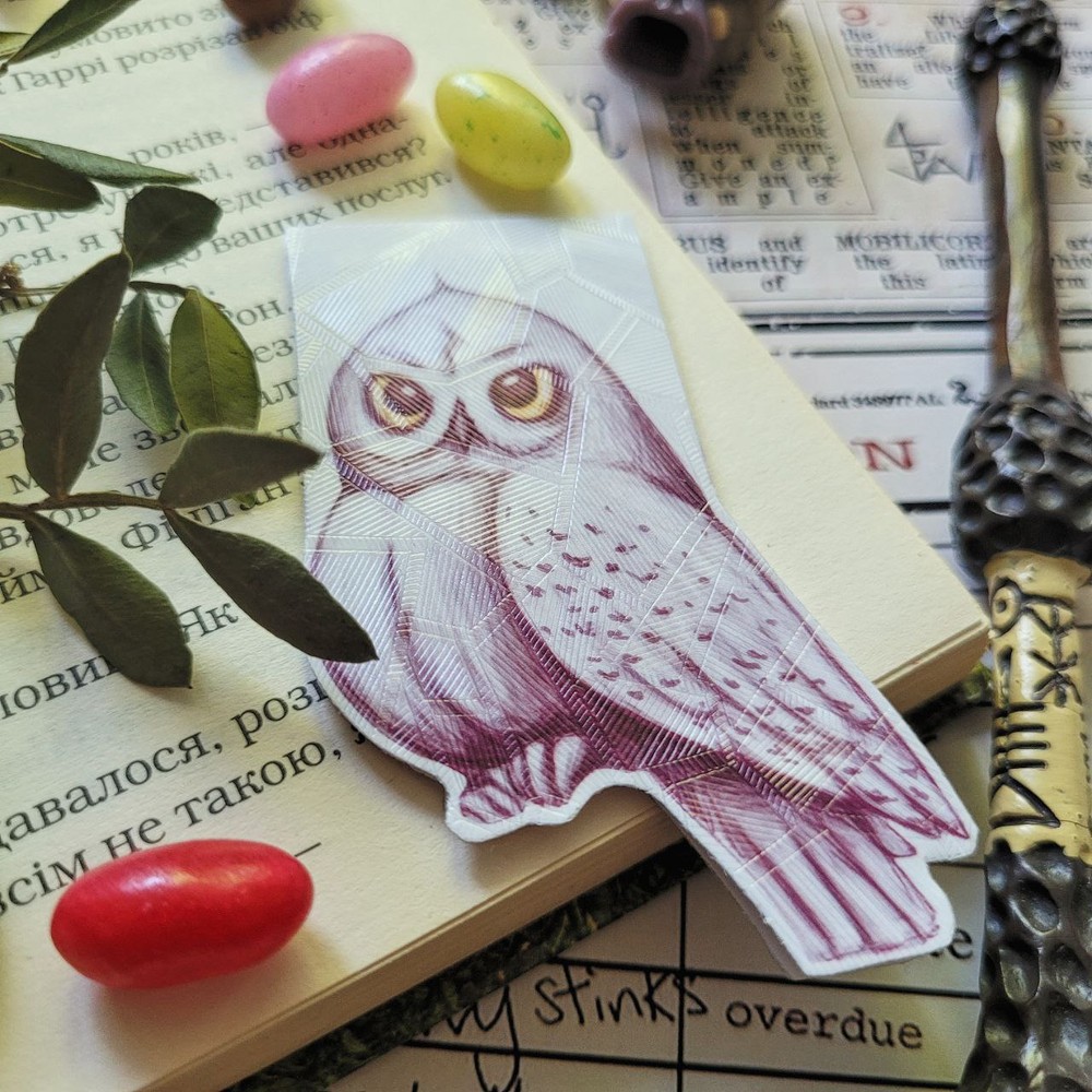 Magnetic bookmark "Magic owl"