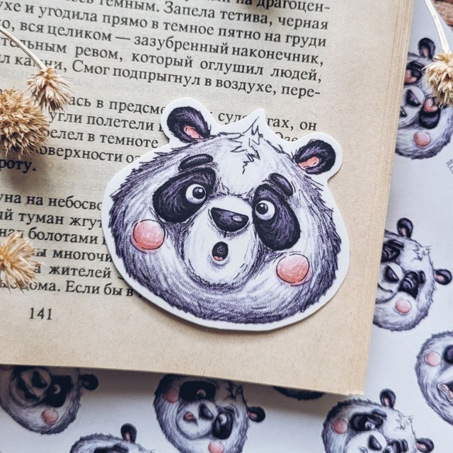 Sticker "Panda emotions 7"