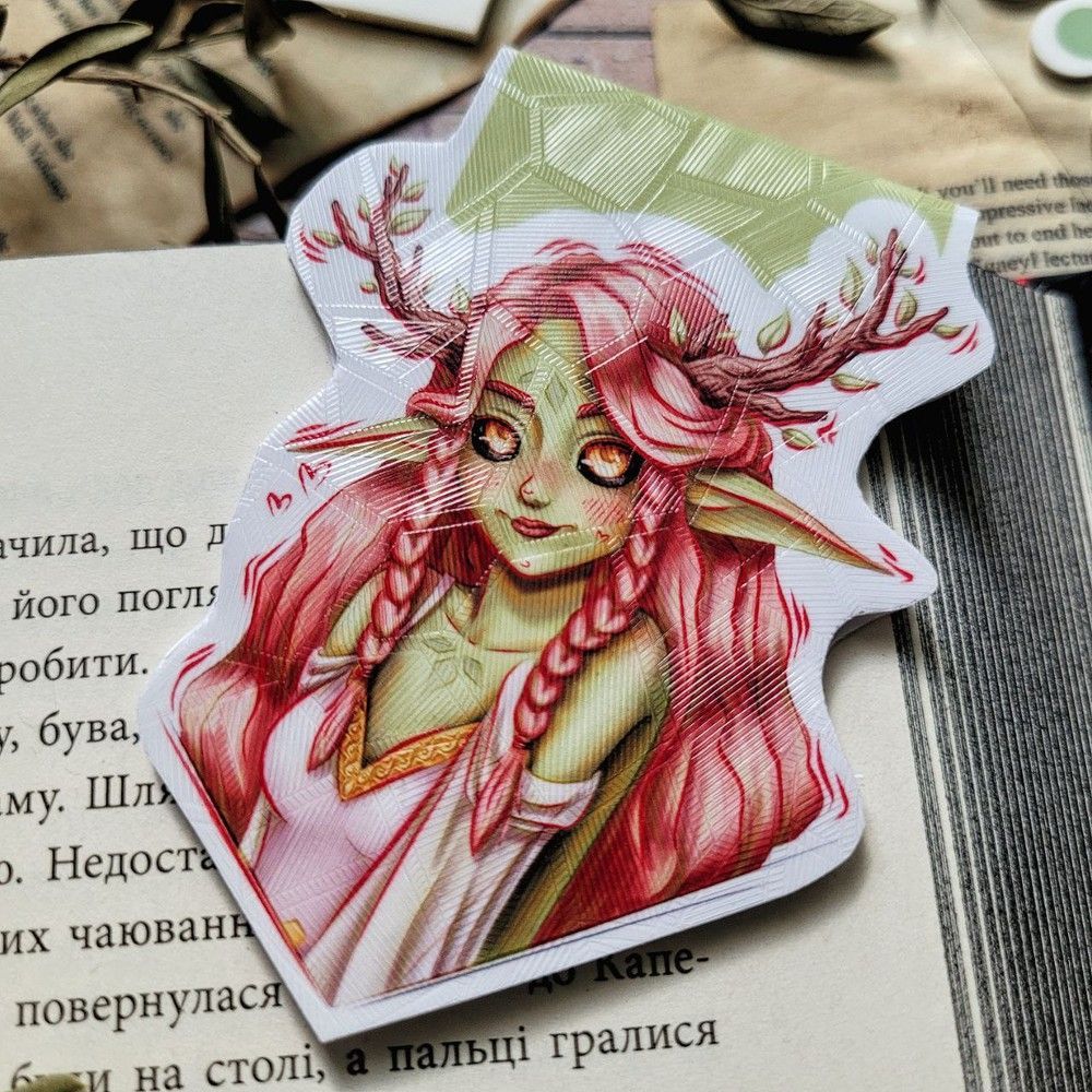 Magnetic bookmark "Forest elf"