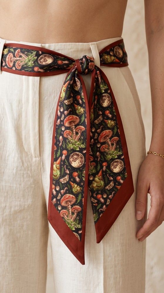 Twilly Scarf "Enchanted Forest"