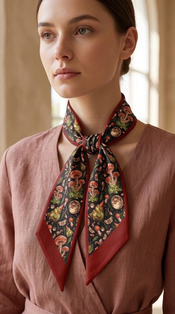 Twilly Scarf "Enchanted Forest"
