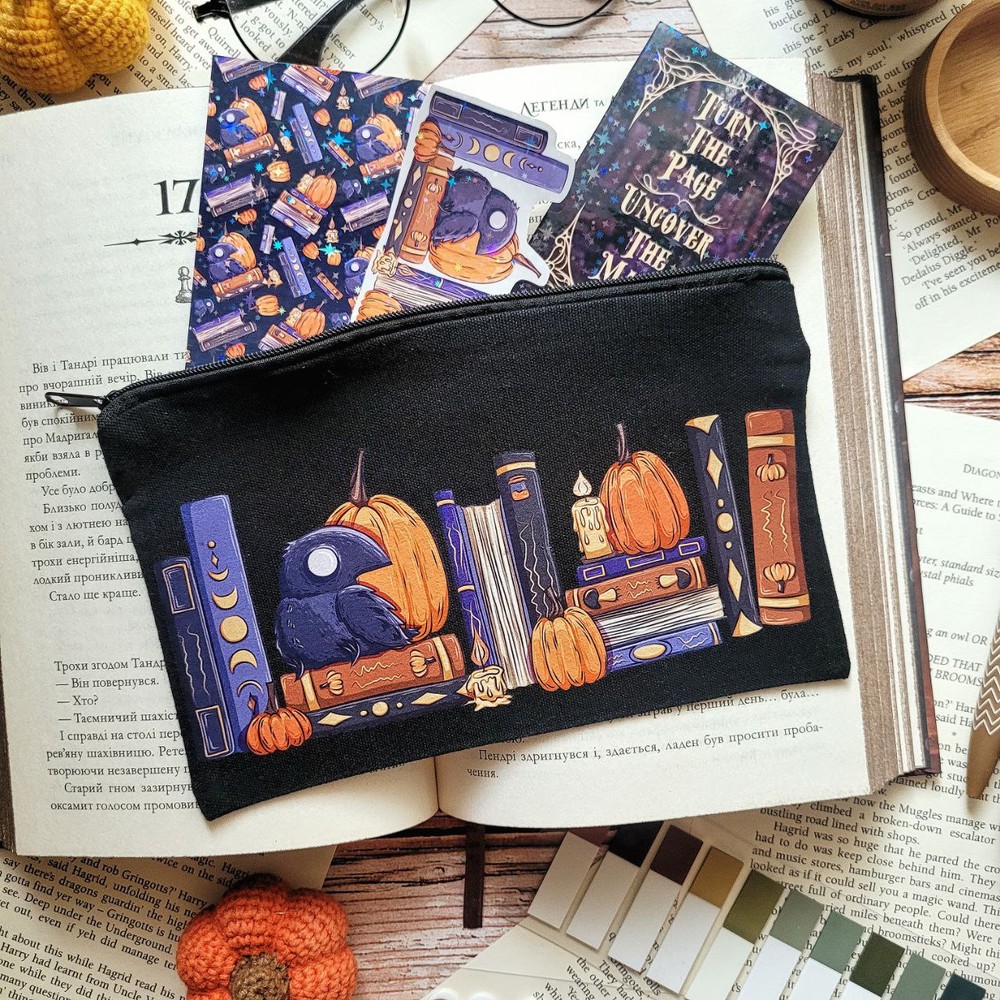 Pencil case "Mystical stories" black