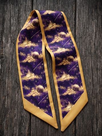 Twilly Scarf "Night sky 2"