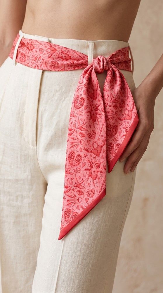 Twilly Scarf "Love"