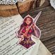 Стікери голографічний "Королева сердець 2", Плівка з голографічною ламінацією