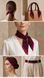 Twilly Scarf "Dark Love"