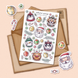 Stickers "New Year's Adventures", Self-adhesive paper