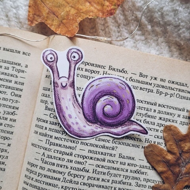 Stickers "Snail", Self-adhesive paper with matte lamination