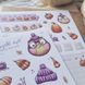 Stickers "Pumpkin dreams" , Self-adhesive paper