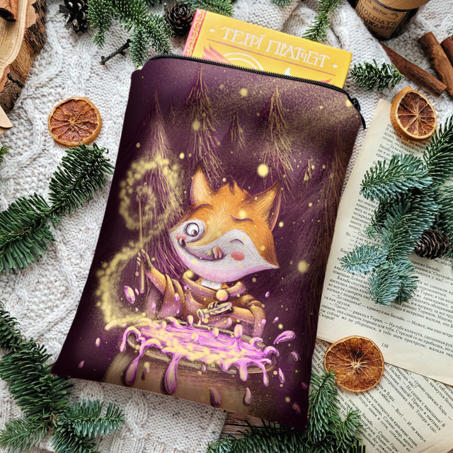 Book sleeve "Fox the potter", XS