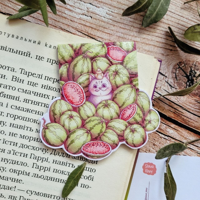 Magnetic bookmark "Watermellon time 2"
